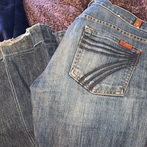 Womens 7FAM dojo jeans